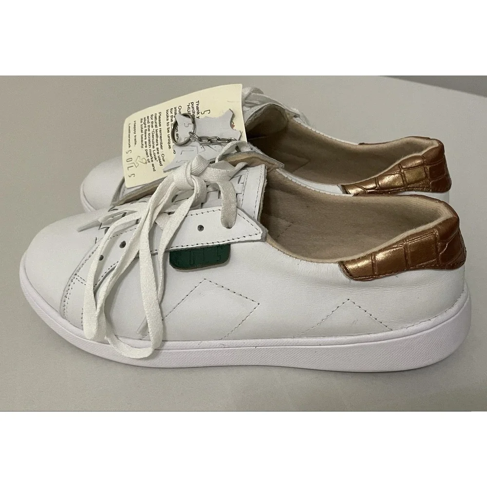 Sols Womens Shoe Size 10 White Leather Memory Foam Bety Tennis‎ Sneakers